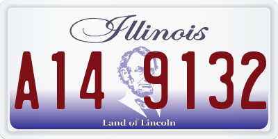 IL license plate A149132