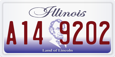 IL license plate A149202