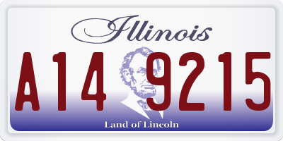 IL license plate A149215