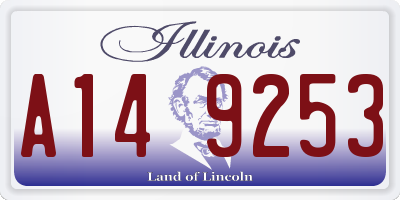 IL license plate A149253