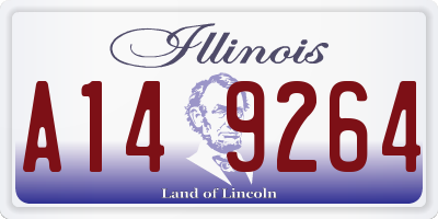 IL license plate A149264
