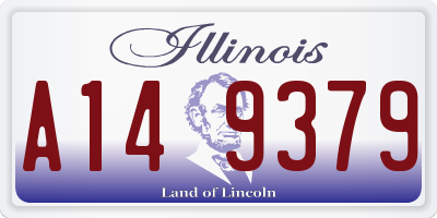 IL license plate A149379