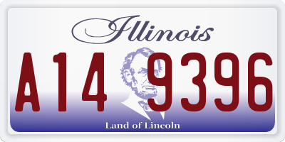 IL license plate A149396