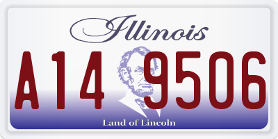 IL license plate A149506