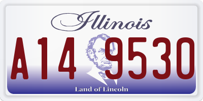 IL license plate A149530