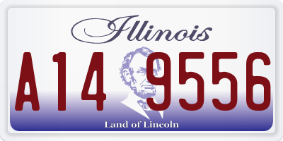 IL license plate A149556