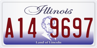 IL license plate A149697