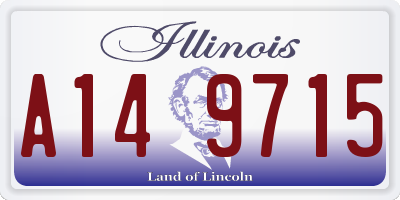 IL license plate A149715