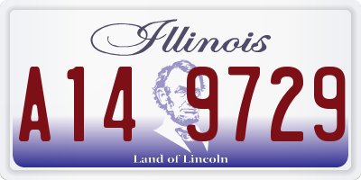 IL license plate A149729