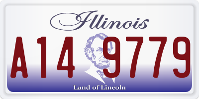 IL license plate A149779