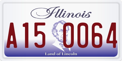 IL license plate A150064