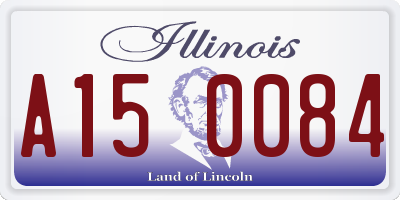 IL license plate A150084