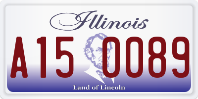 IL license plate A150089