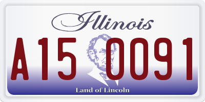 IL license plate A150091