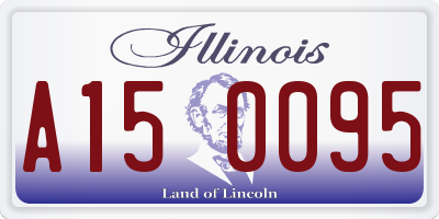 IL license plate A150095