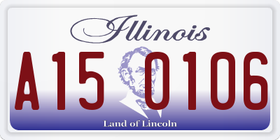 IL license plate A150106