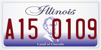 IL license plate A150109