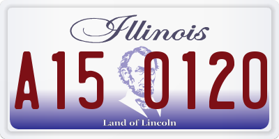 IL license plate A150120