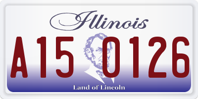 IL license plate A150126