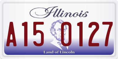 IL license plate A150127