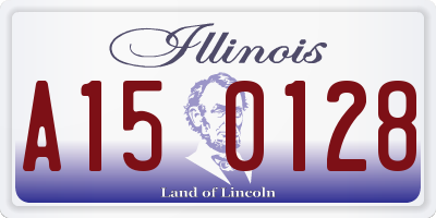 IL license plate A150128