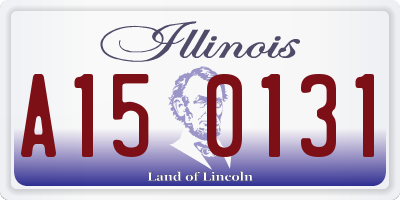 IL license plate A150131