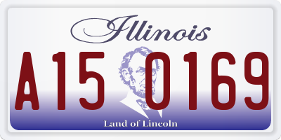 IL license plate A150169