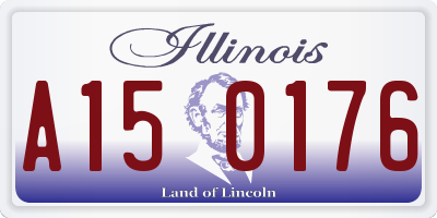 IL license plate A150176