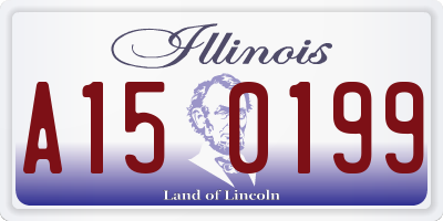 IL license plate A150199