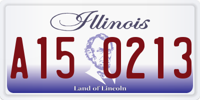 IL license plate A150213