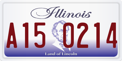 IL license plate A150214
