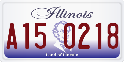 IL license plate A150218