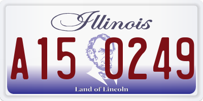 IL license plate A150249