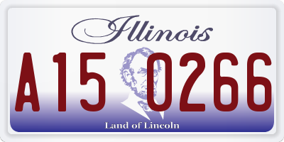 IL license plate A150266