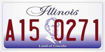 IL license plate A150271