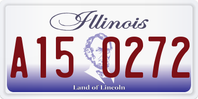 IL license plate A150272