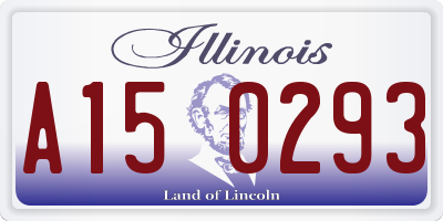 IL license plate A150293