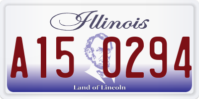 IL license plate A150294