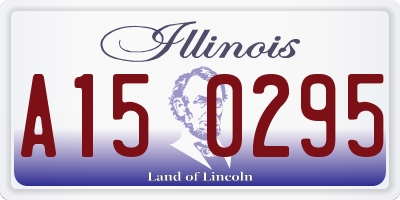 IL license plate A150295