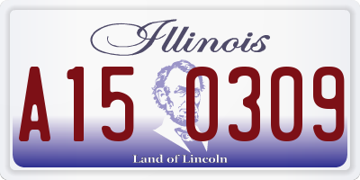 IL license plate A150309