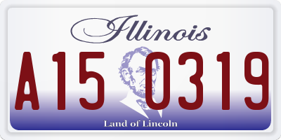 IL license plate A150319
