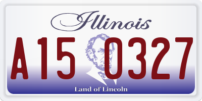 IL license plate A150327