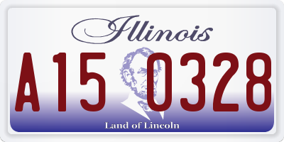 IL license plate A150328
