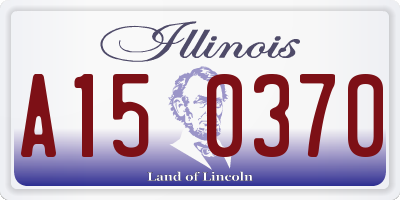 IL license plate A150370