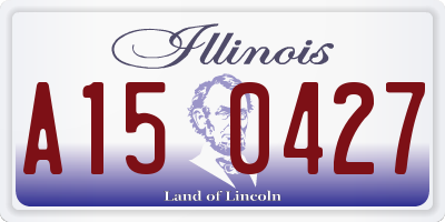 IL license plate A150427