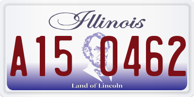 IL license plate A150462