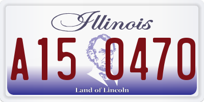 IL license plate A150470