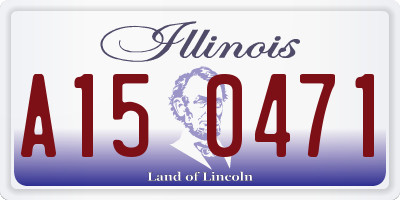 IL license plate A150471