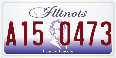 IL license plate A150473