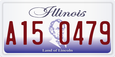 IL license plate A150479